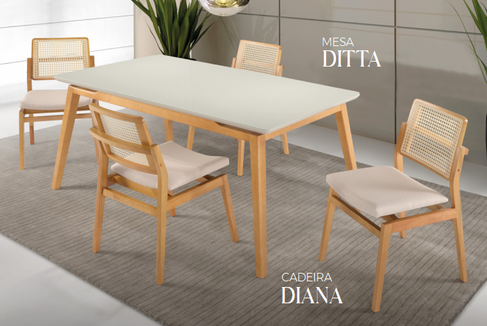 Mesa de Jantar Ditta